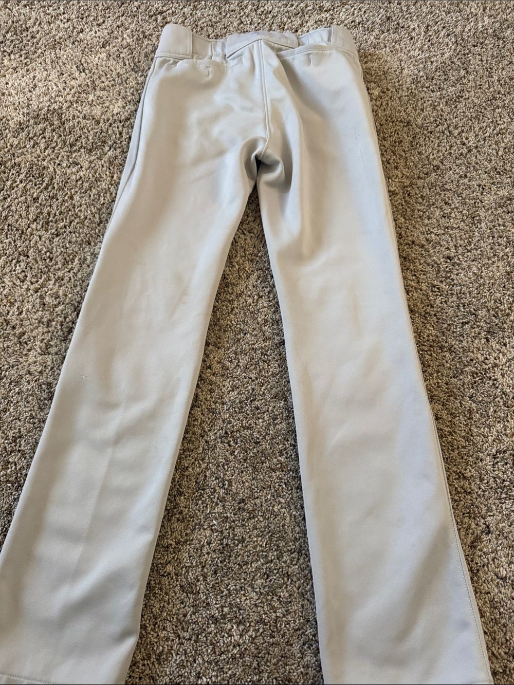 Mizuno Kids Full length Baseball Pants in Light Gray - Picture 4 of 6